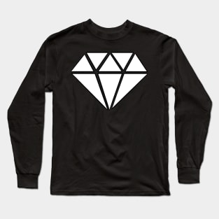 White Diamond Long Sleeve T-Shirt